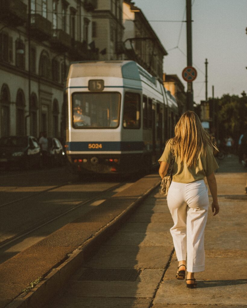 photography of a street in torino